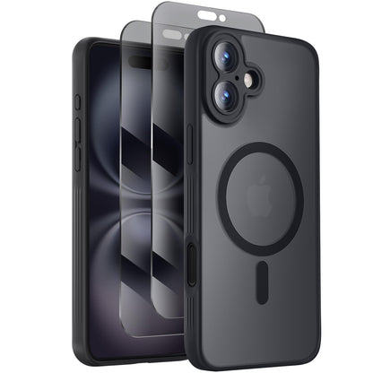 Symcele Designed for iPhone 16 Pro Max Case, Black