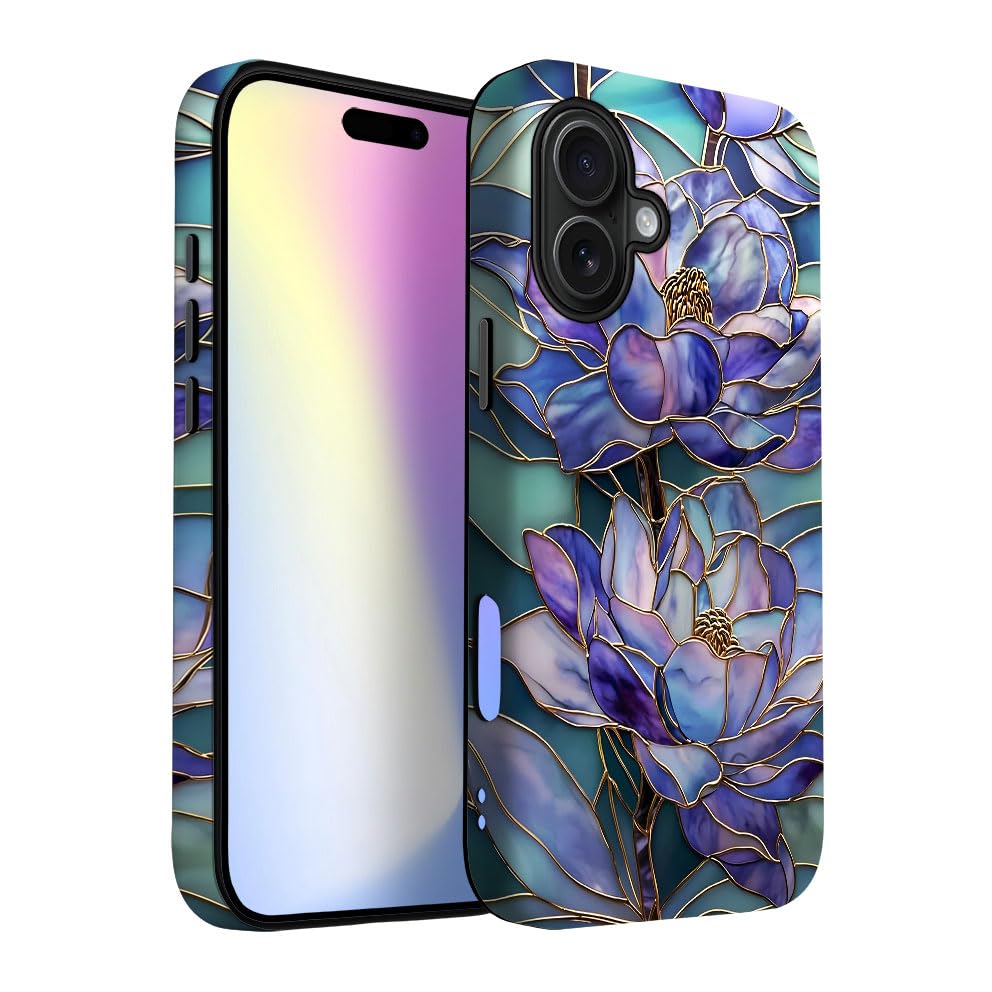 for iPhone 17 Pro Max/iPhone 18 Pro Max Case | Beige Navy Blue Stars | Slim Drop Protection Design