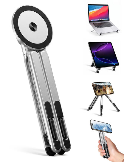 Laptop Stand - Portable Tablet Riser iPad Desk Mount, Silver