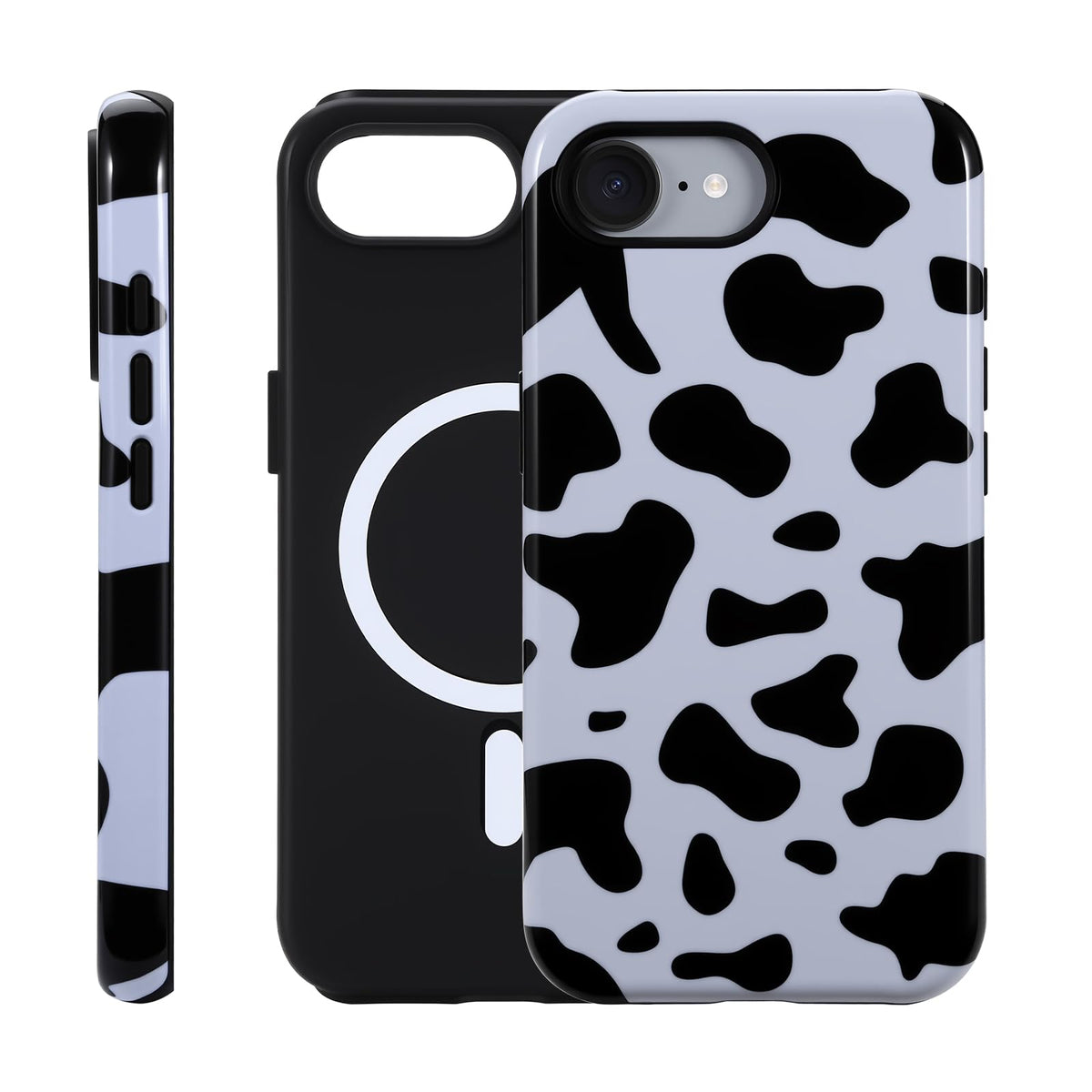 for iPhone 17 ProMax/18 ProMax Case - Wireless Charging for MagSafe, Dual-Layer Design (Outer Hard PC Shell + Inner Soft TPU Shell), Unisex Shockproof Protective Case - Tiger Stripe Pattern.
