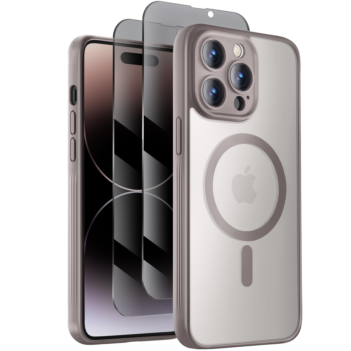 Symcele Designed for iPhone 16 Pro Max Case, Black