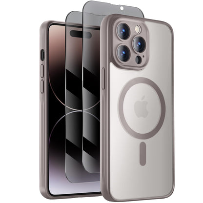 Symcele Designed for iPhone 16 Pro Max Case, Black