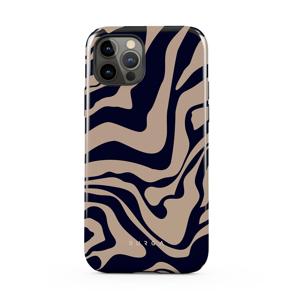 BURGA Unisex Phone Case for iPhone 17 Pro – Dual-Layer Hybrid Design with Shock-Absorbing Silicone & Durable Exterior, Scratch-Resistant Finish and Raised Bezel Edge for Screen Protection & Daily Use