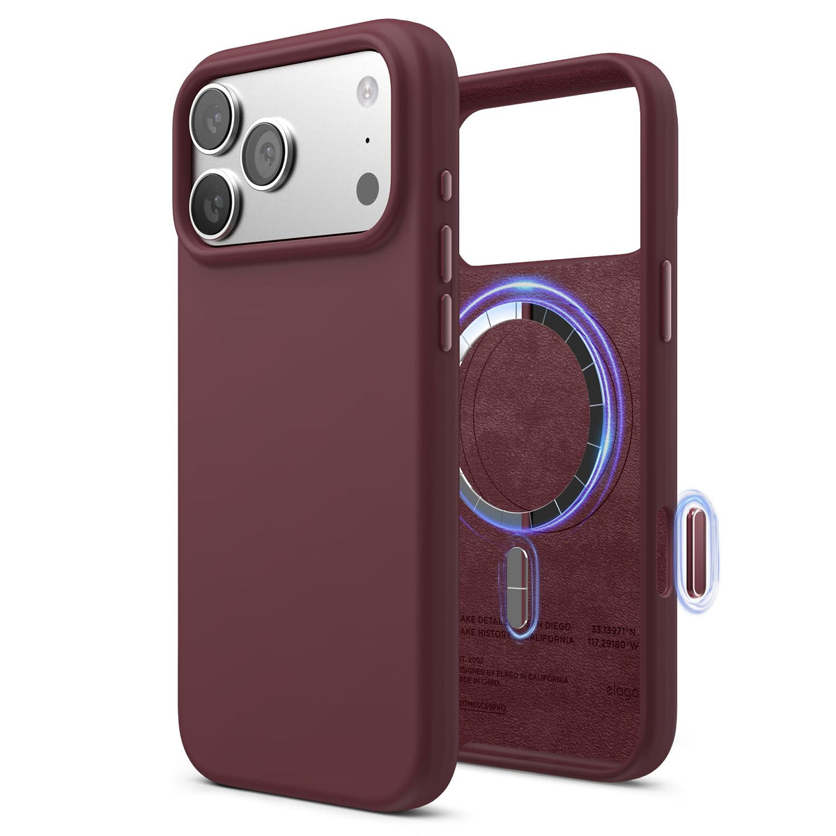 elago Premium Magnetic Silicone Case for iPhone 18 Pro & iPhone 17 Pro