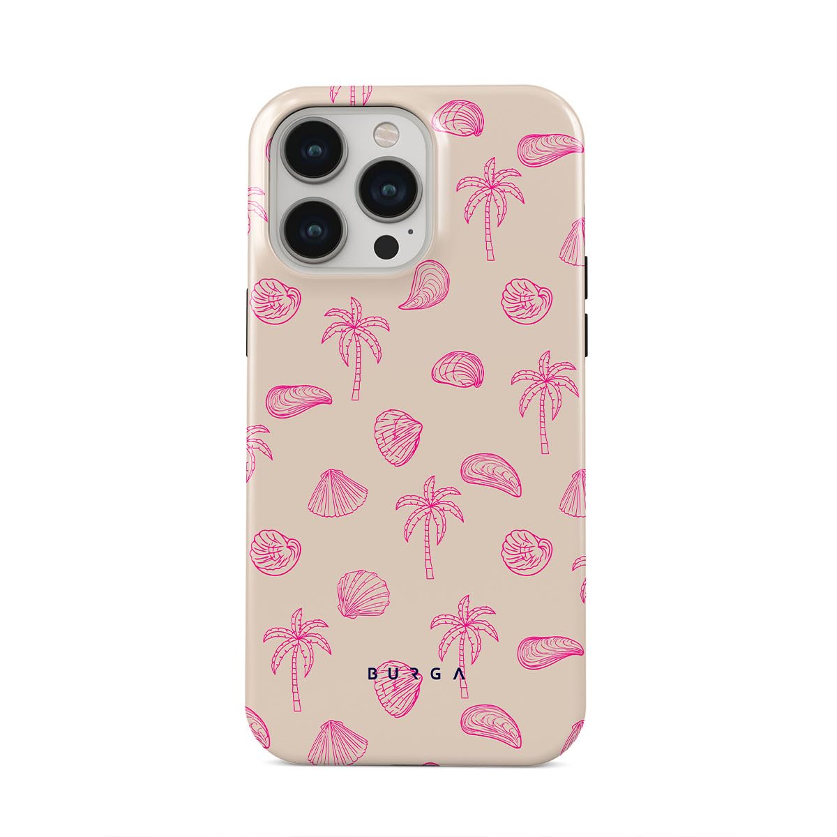 BURGA Unisex Phone Case for iPhone 17 Pro – Dual-Layer Hybrid Design with Shock-Absorbing Silicone & Durable Exterior, Scratch-Resistant Finish and Raised Bezel Edge for Screen Protection & Daily Use