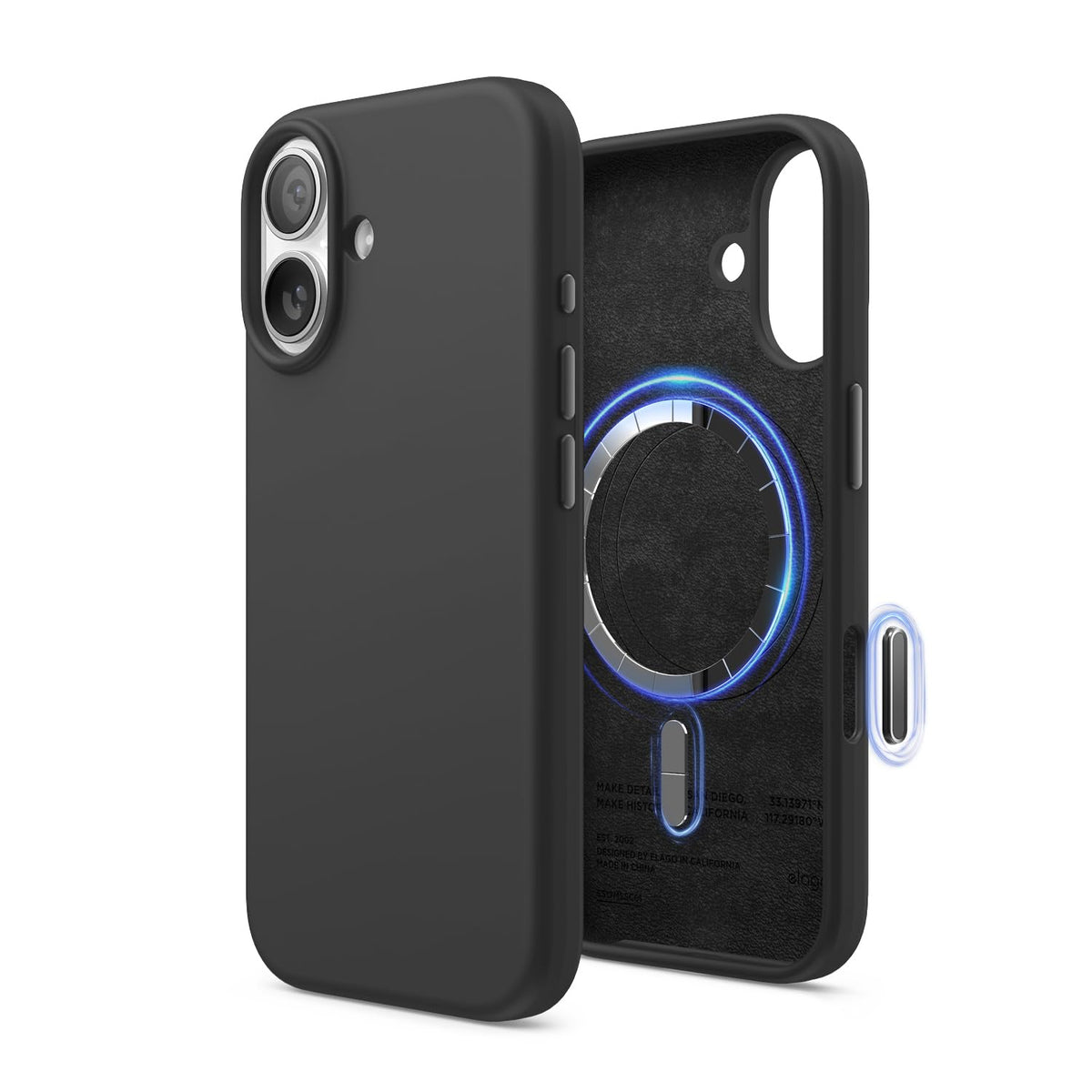 elago Premium Magnetic Silicone Case for iPhone 18 Pro & iPhone 17 Pro