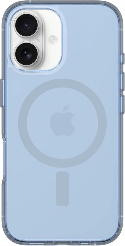 OtterBox iPhone 16 Pro Symmetry Series Clear Case - Floral Romance Blue