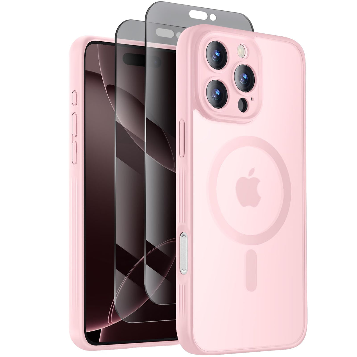 Symcele Designed for iPhone 16 Pro Max Case, Black