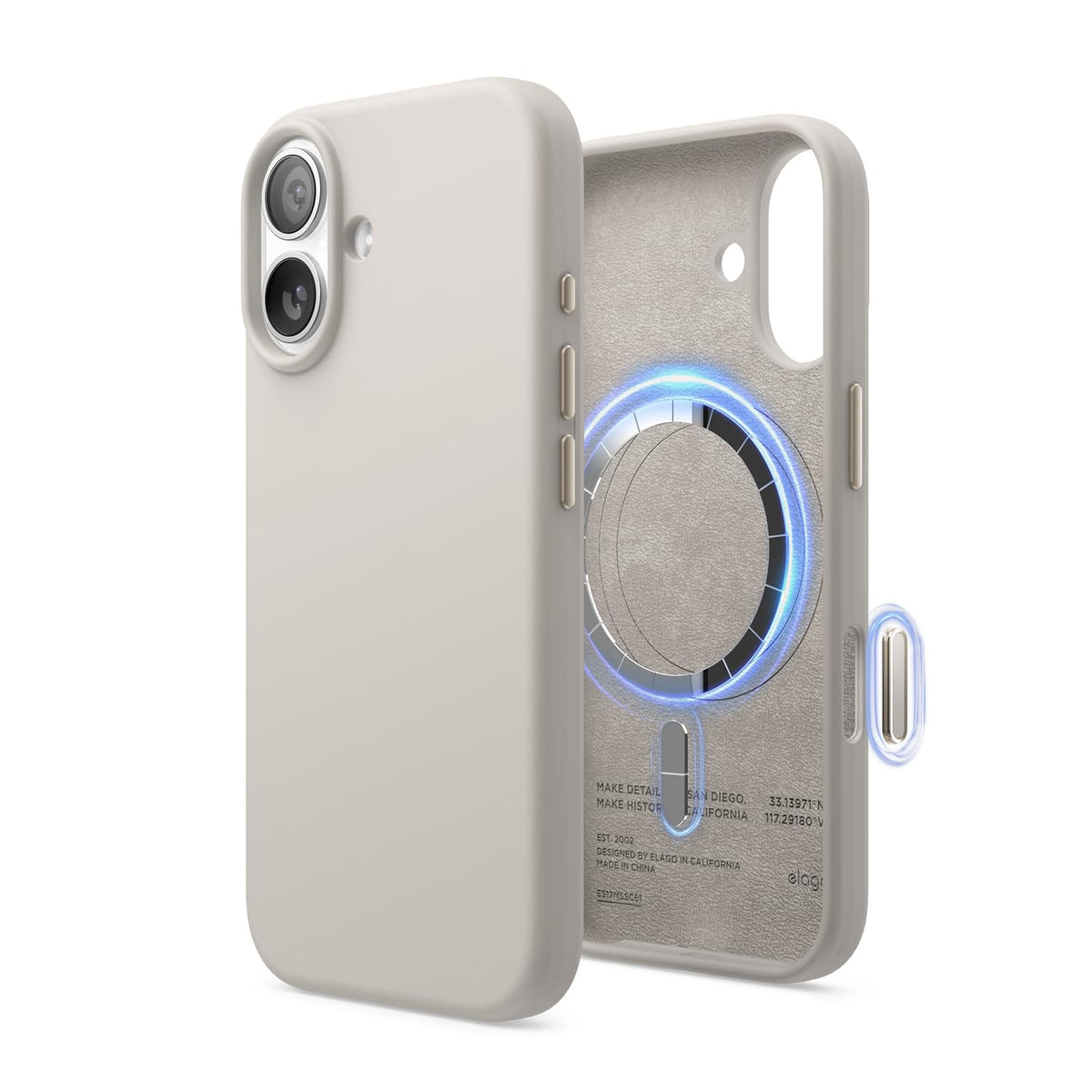 elago Premium Magnetic Silicone Case for iPhone 18 Pro & iPhone 17 Pro