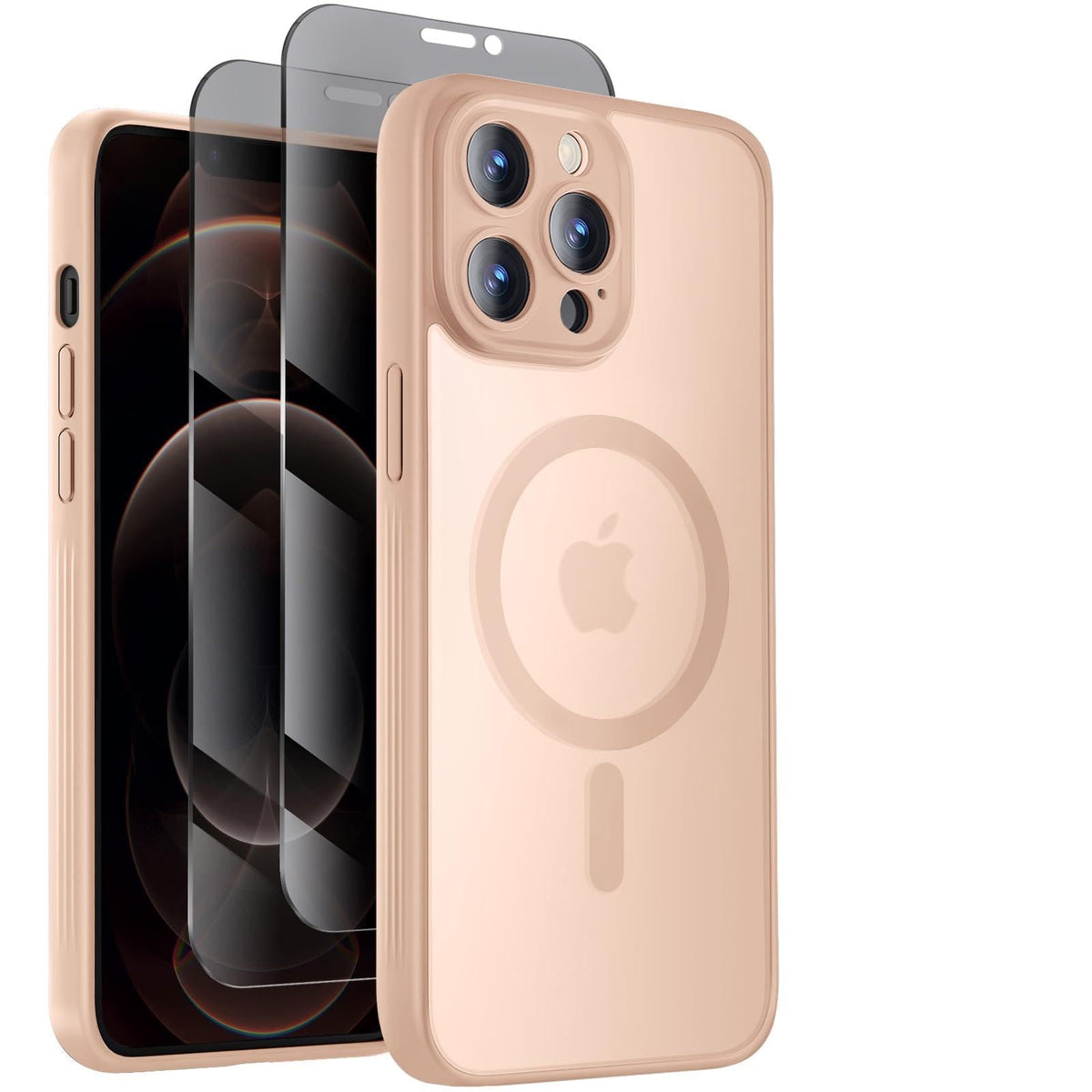 Symcele Designed for iPhone 16 Pro Max Case, Black