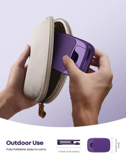 Lamicall Purple Phone Holder for Desk - Dark Purple Cellphone Stand