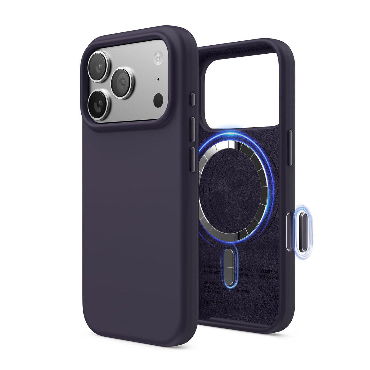 elago Premium Magnetic Silicone Case for iPhone 18 Pro & iPhone 17 Pro
