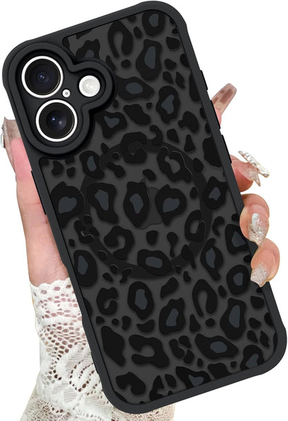 KANGHAR Case for iPhone 16 Phone Case Leopard Printed Pattern