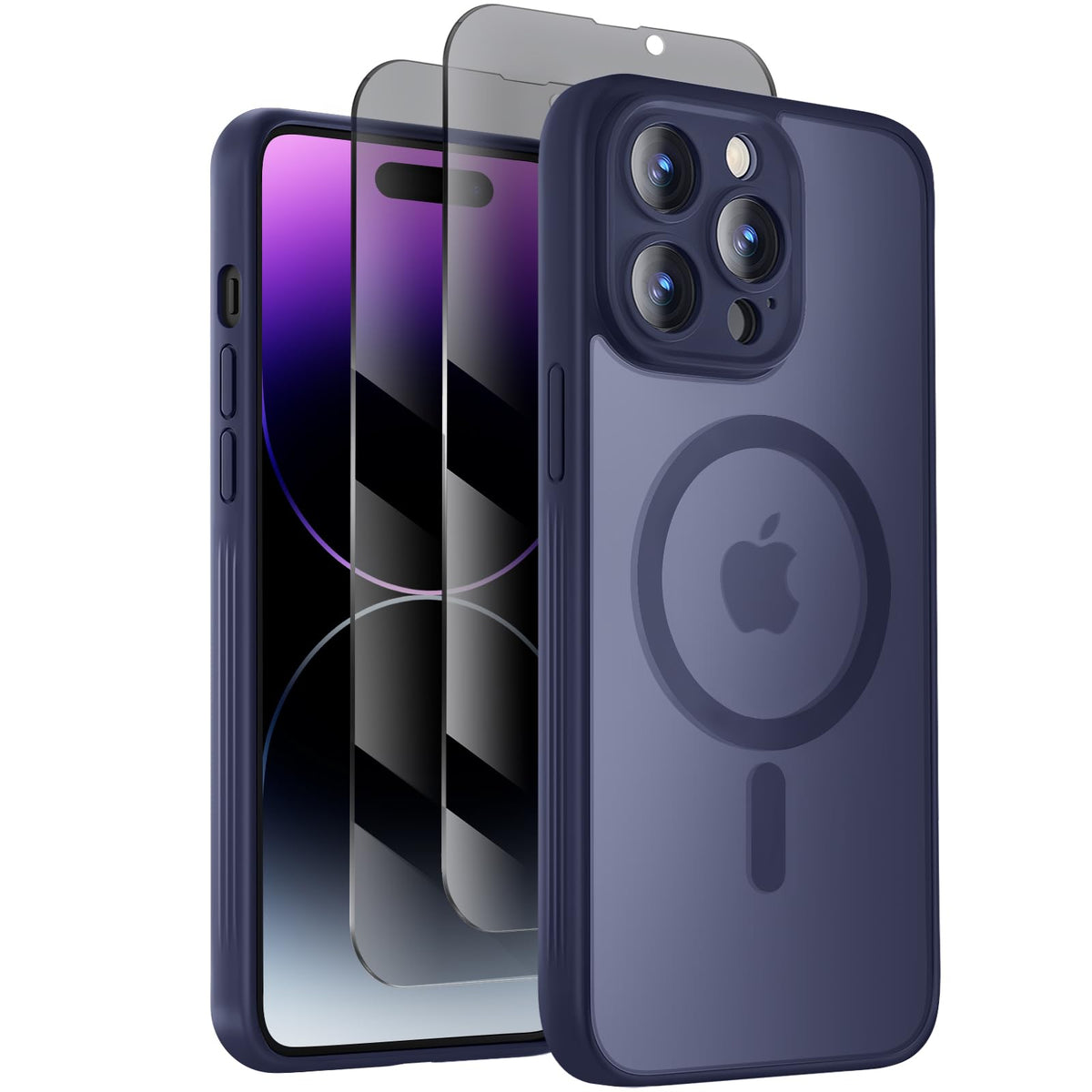 Symcele Designed for iPhone 16 Pro Max Case, Black