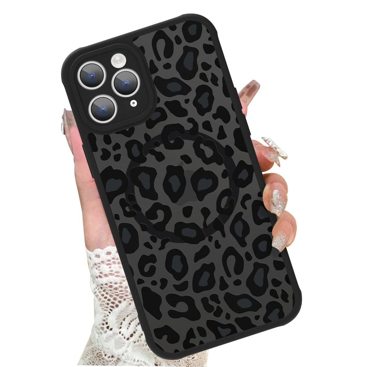 KANGHAR Case for iPhone 16 Phone Case Leopard Printed Pattern