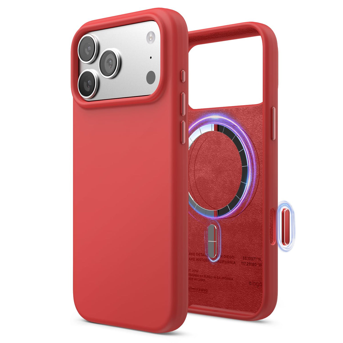 elago Premium Magnetic Silicone Case for iPhone 18 Pro & iPhone 17 Pro