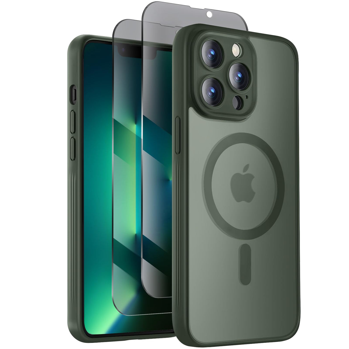 Symcele Designed for iPhone 16 Pro Max Case, Black