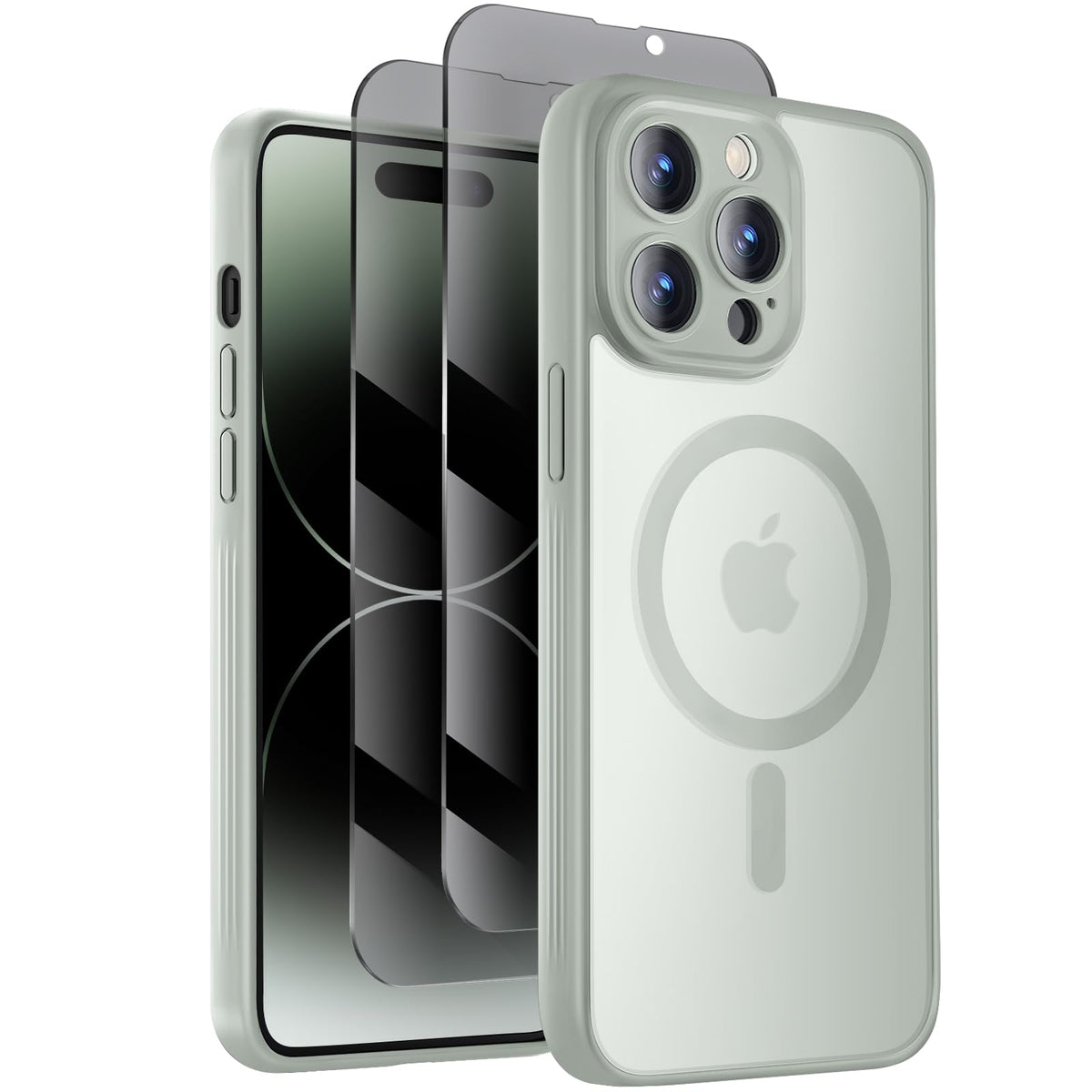 Symcele Designed for iPhone 16 Pro Max Case, Black