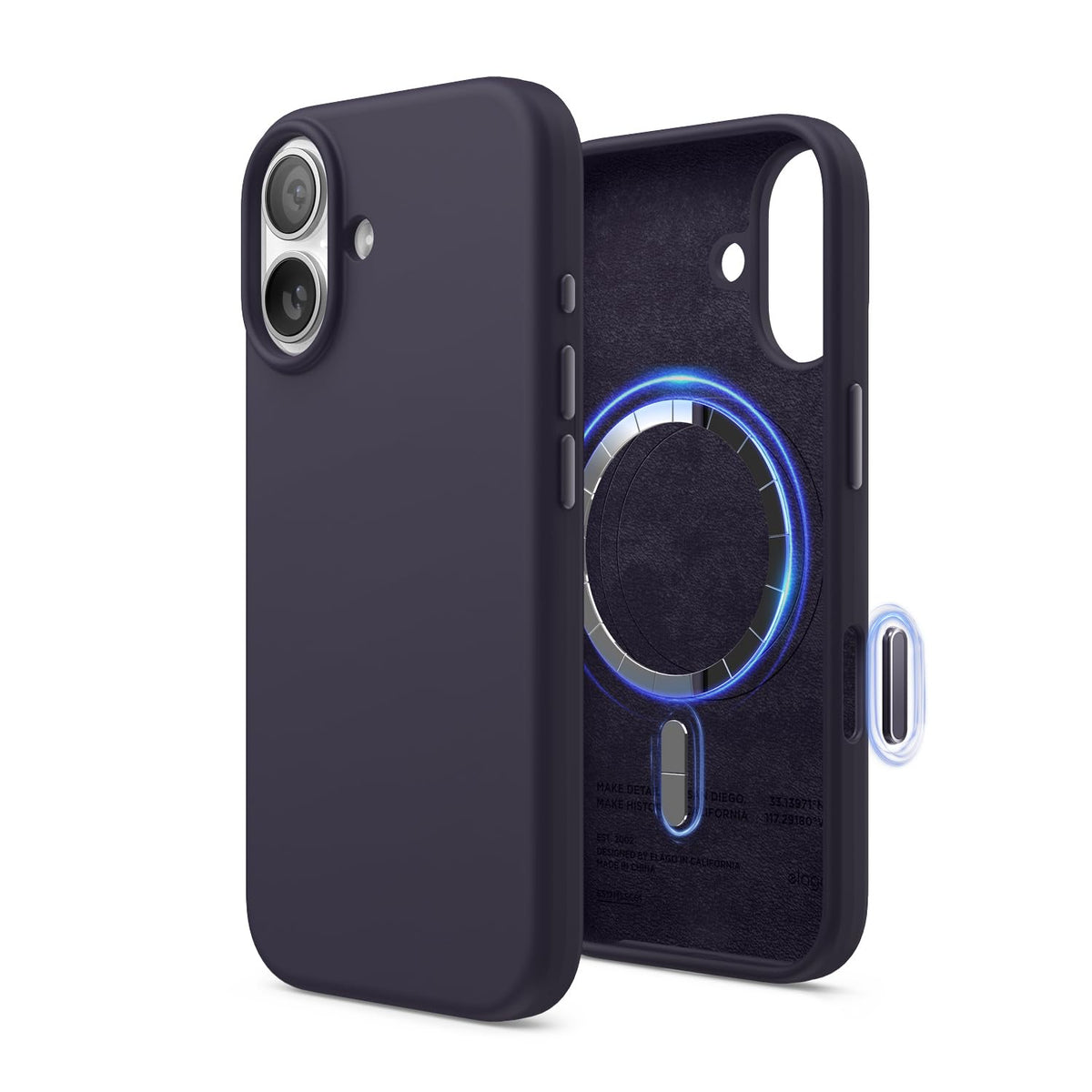 elago Premium Magnetic Silicone Case for iPhone 18 Pro & iPhone 17 Pro