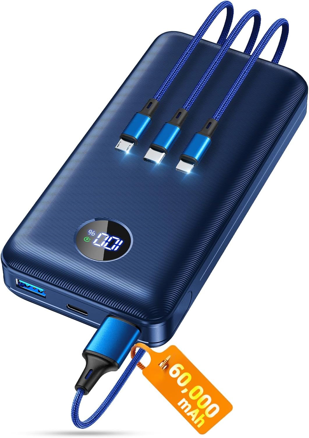 ZZI Portable Charger Power Bank 60000mAh, 22.5W PD Fast-Charge Battery Pack