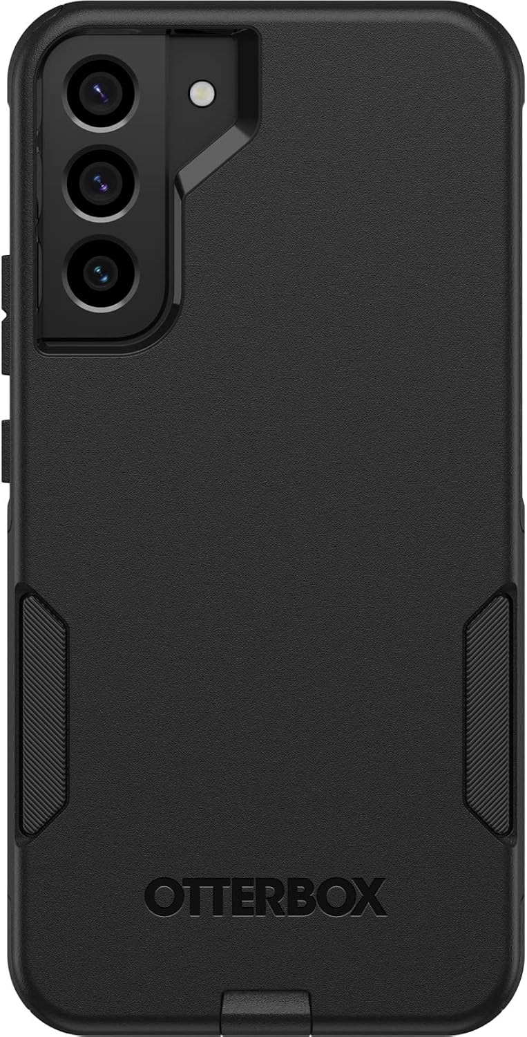 OtterBox Galaxy S22+ Commuter Series Case - BLACK, slim & tough, pocket-friendly, with port protection