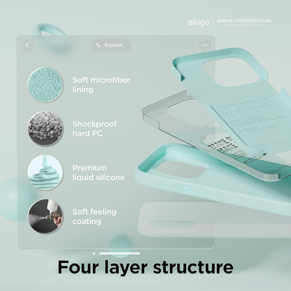 elago Premium Liquid Silicone Case for iPhone 15 Pro