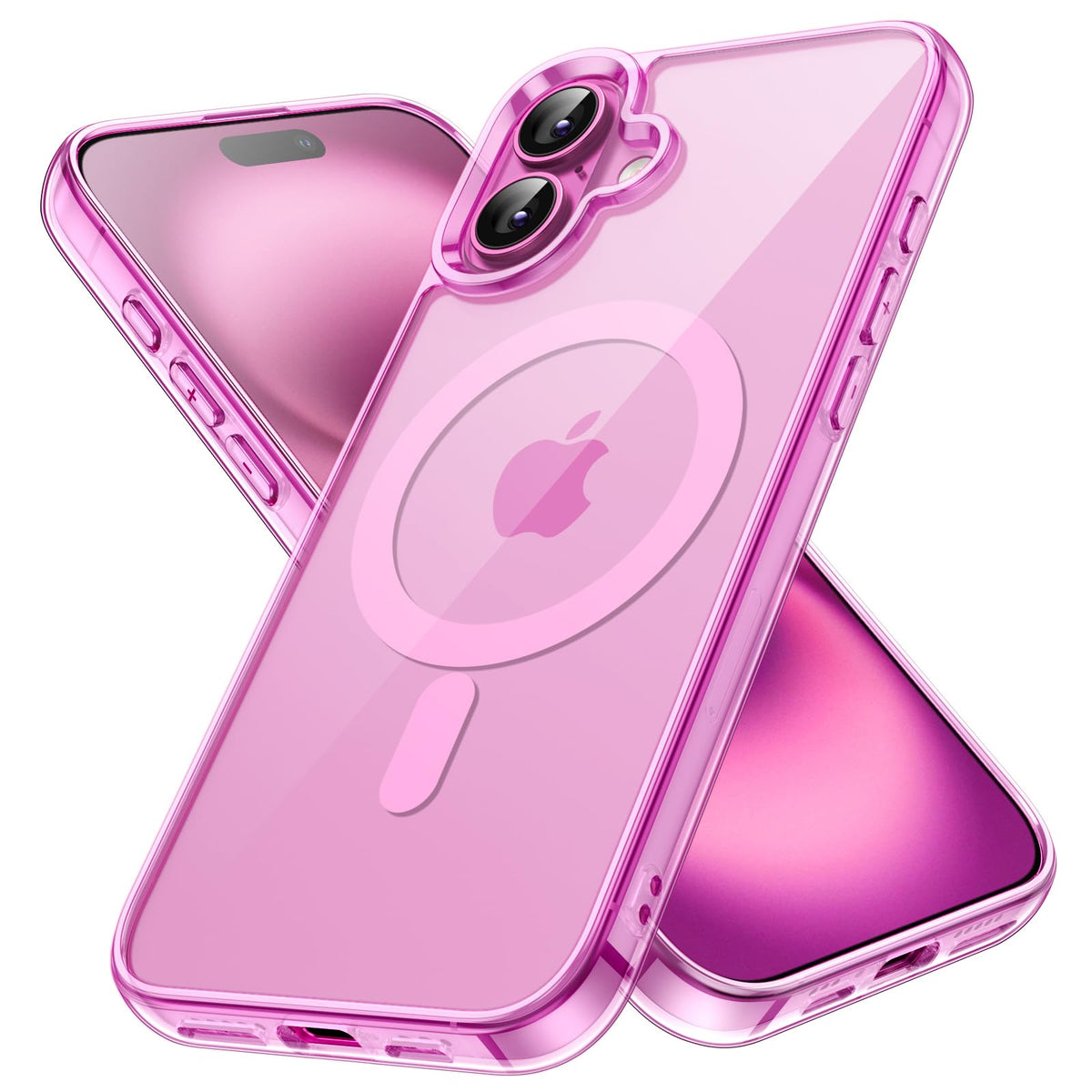 JETech Magnetic Case for iPhone 16, Clear