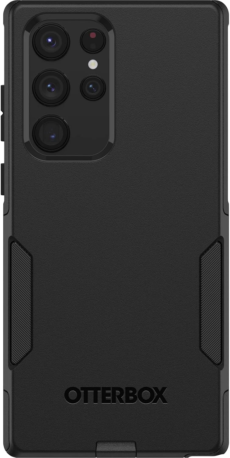OtterBox Galaxy S22 Ultra Commuter Series Case - Black, Slim & Tough, Pocket-Friendly, with Port Protection