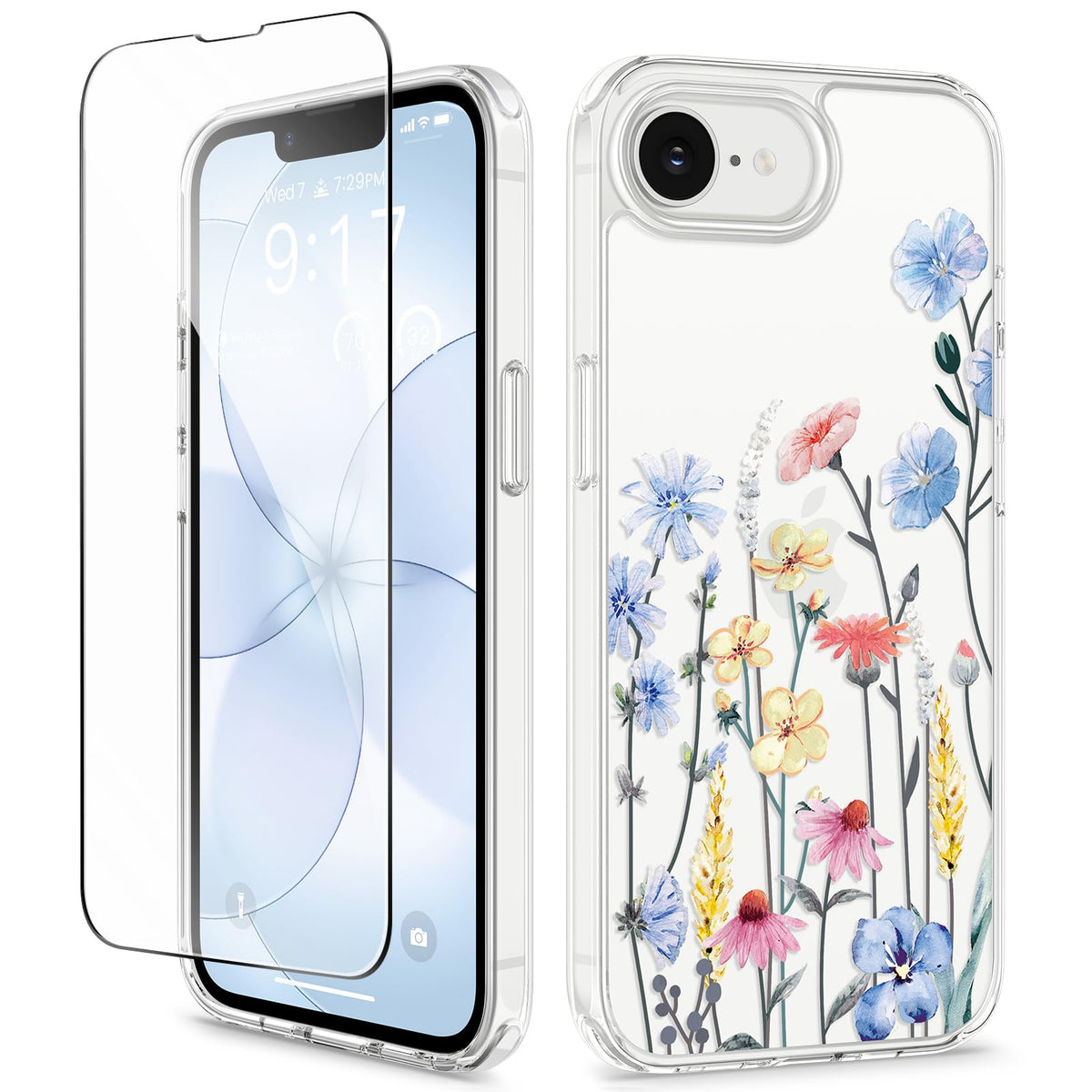 GVIEWIN for iPhone 17e Case & iPhone 16e Case with Screen Protector