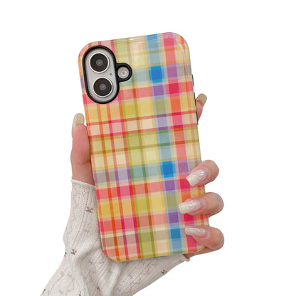 Colorful Striped Pattern Phone Case,for iPhone 15