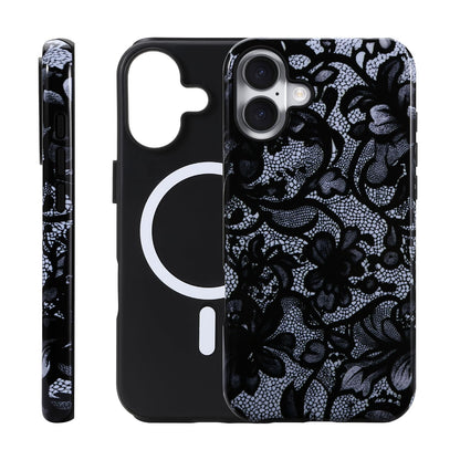 for iPhone 17 ProMax/18 ProMax Case - Wireless Charging for MagSafe, Dual-Layer Design (Outer Hard PC Shell + Inner Soft TPU Shell), Unisex Shockproof Protective Case - Tiger Stripe Pattern.