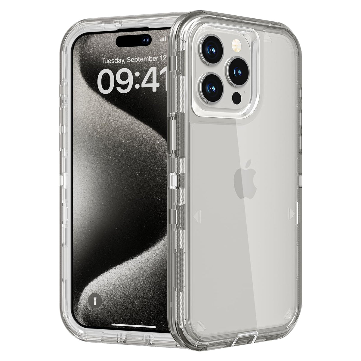 Follaroma for iPhone 16 Plus Case, Shockproof, Crystal Clear