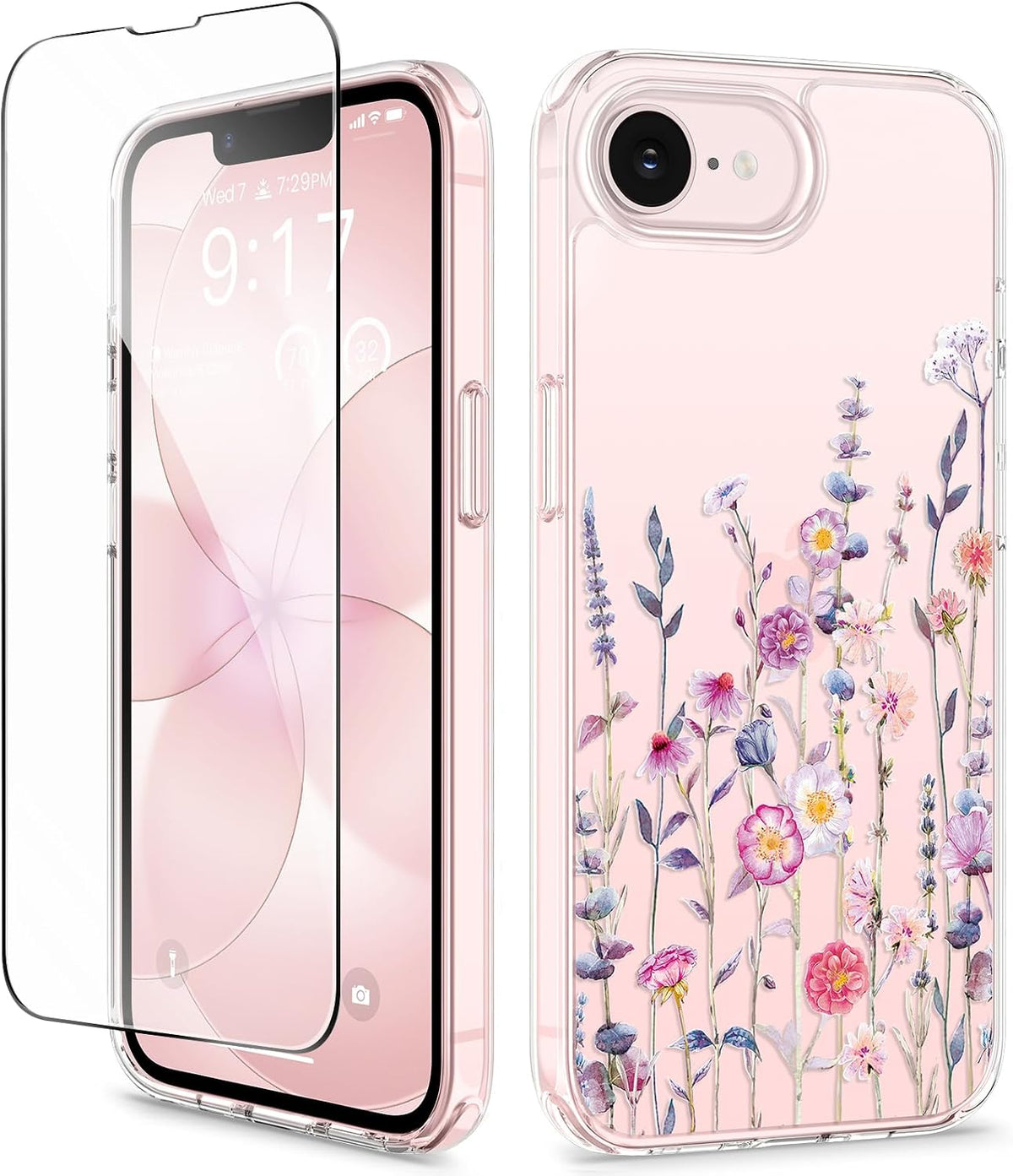 GVIEWIN for iPhone 17e Case & iPhone 16e Case with Screen Protector