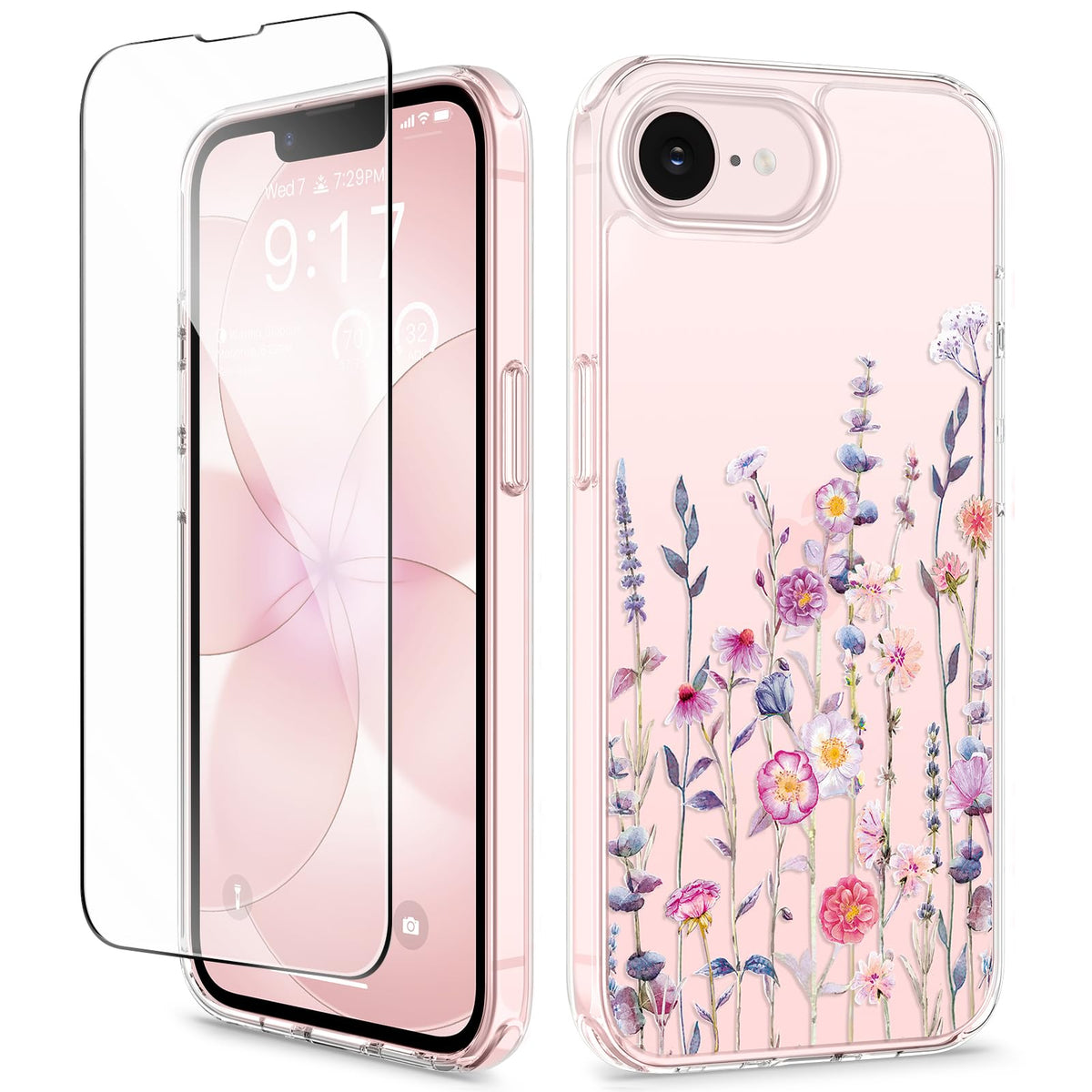 GVIEWIN for iPhone 17e Case & iPhone 16e Case with Screen Protector