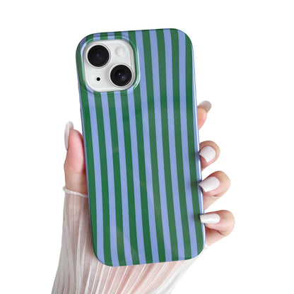 Yeddabox for iPhone 16 Pro Case Cute Striped Phone Case Soft TPU Slim Shockproof Phone Cover for Women Girls, Pink and Yellow