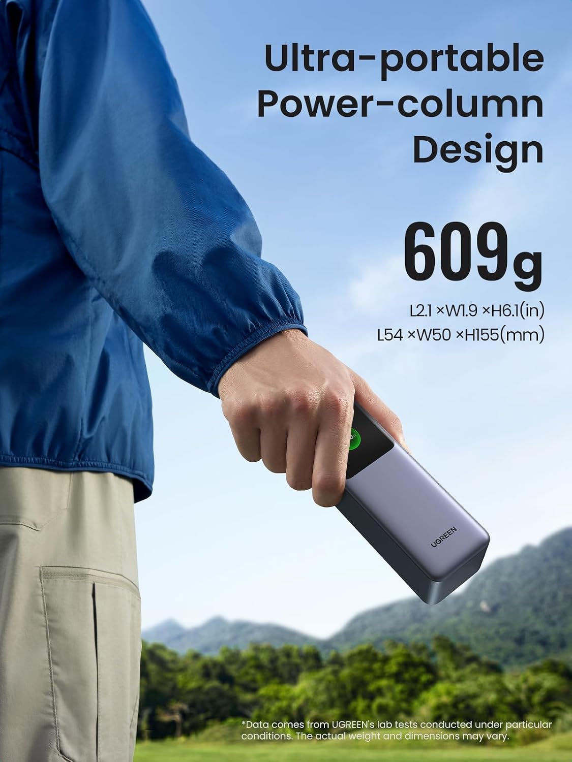 UGREEN Nexode 25000mAh 200W PD 3.1 TFT 3-Port Power Bank