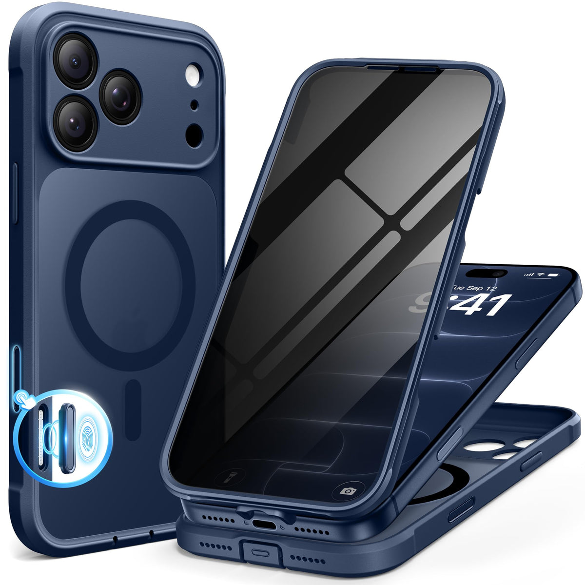 BERFY for iPhone 18 Pro Max Case/iPhone 17 Pro Max Case, Fit for Magsafe