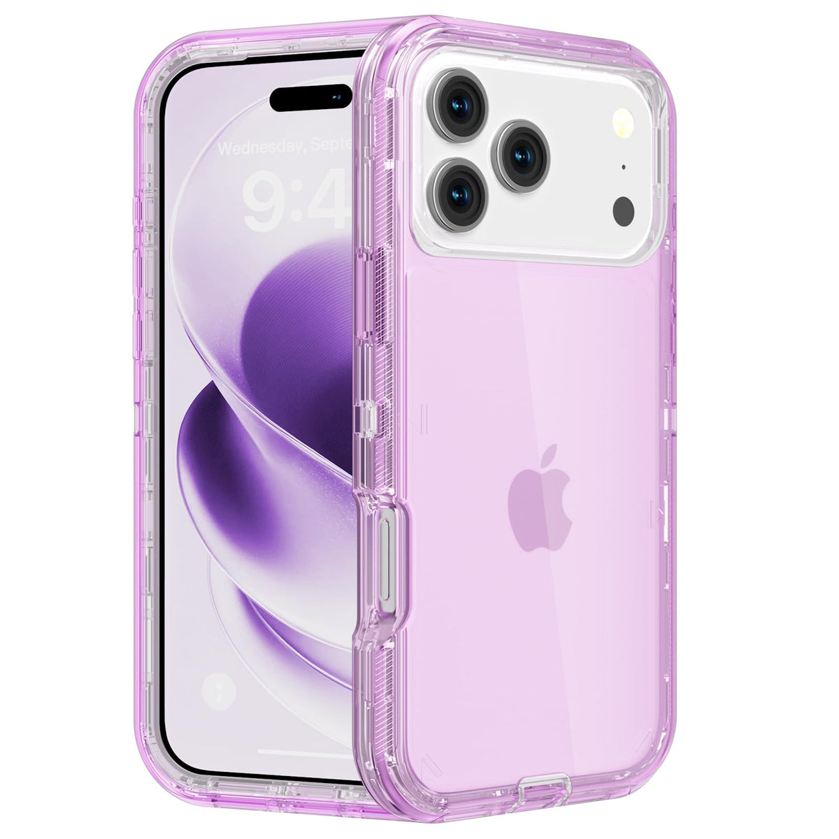 Follaroma for iPhone 16 Plus Case, Shockproof, Crystal Clear