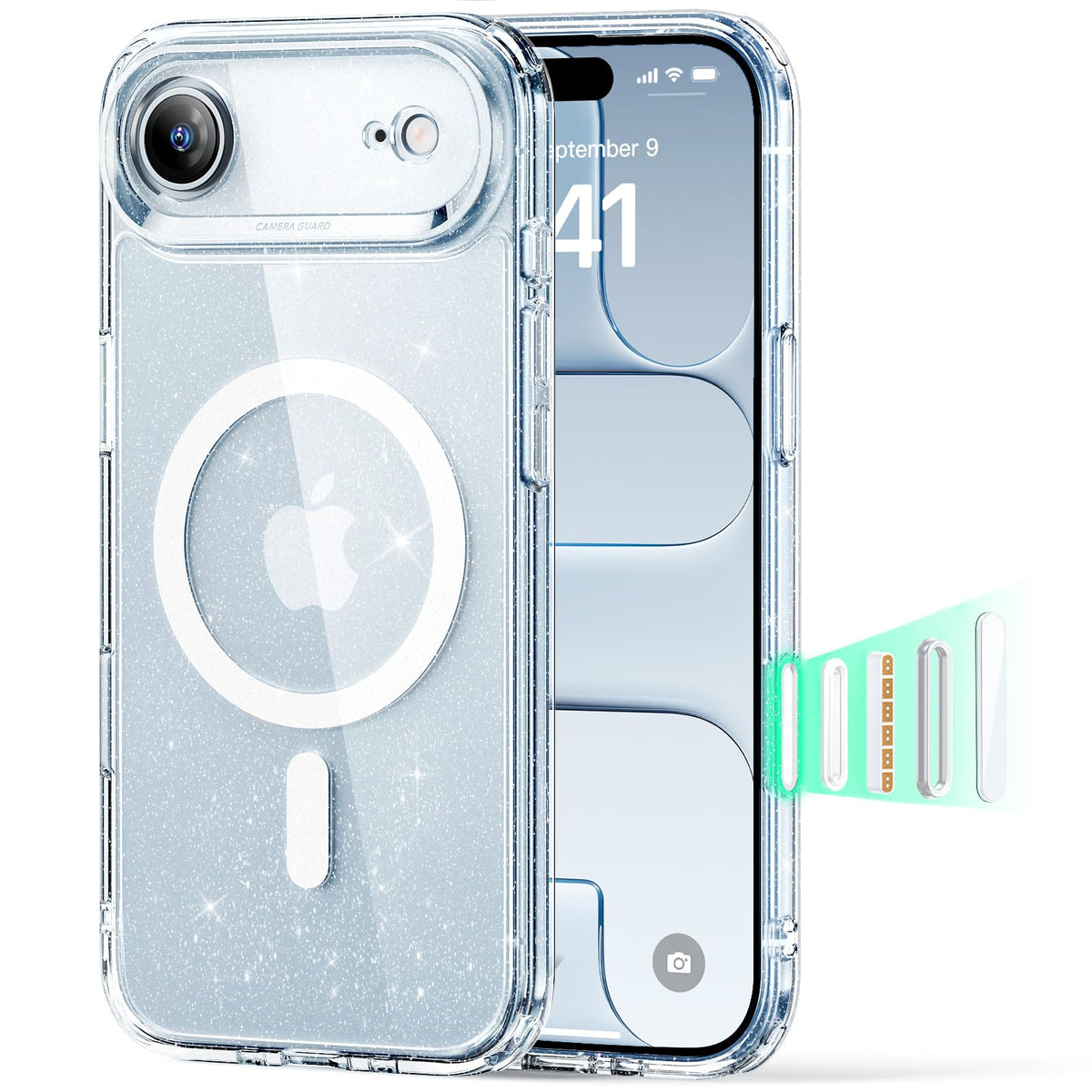 ESR Classic Hybrid for iPhone 16 Case, Clear