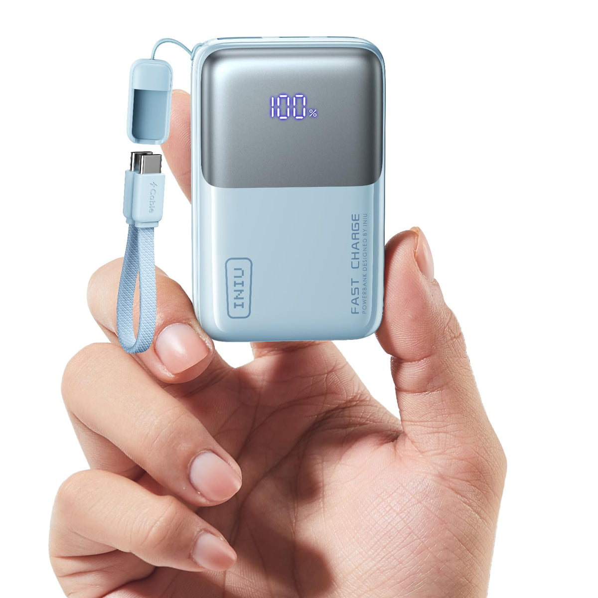 INIU Mini Portable Charger, Small 10000mAh 45W Fast Charging Power Bank