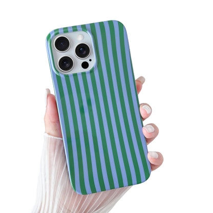 Yeddabox for iPhone 16 Pro Case Cute Striped Phone Case Soft TPU Slim Shockproof Phone Cover for Women Girls, Pink and Yellow