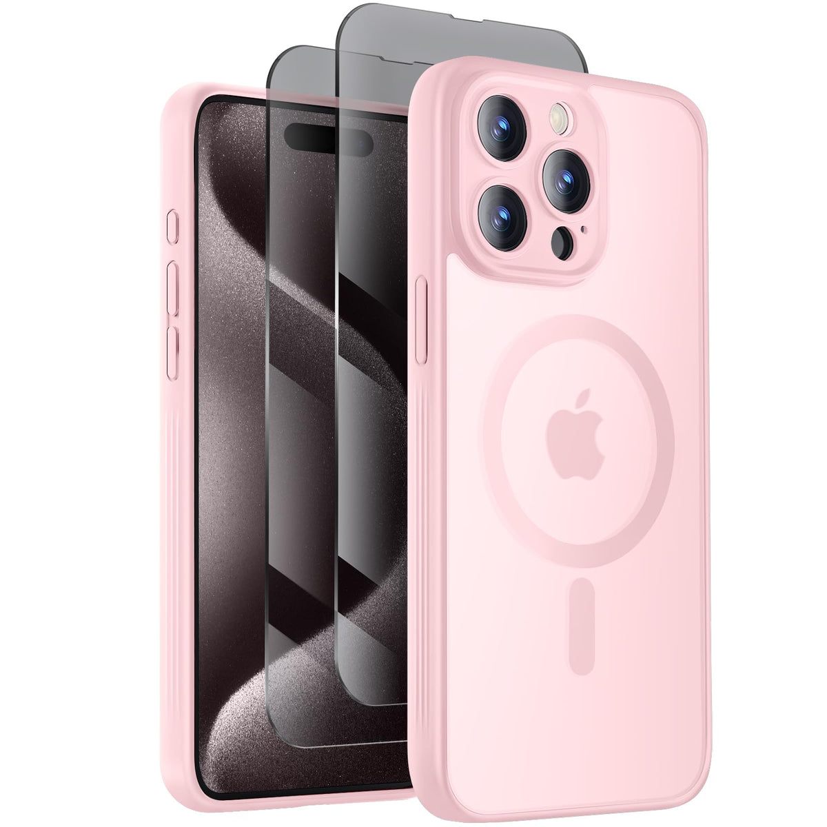 Symcele Designed for iPhone 16 Pro Max Case, Black