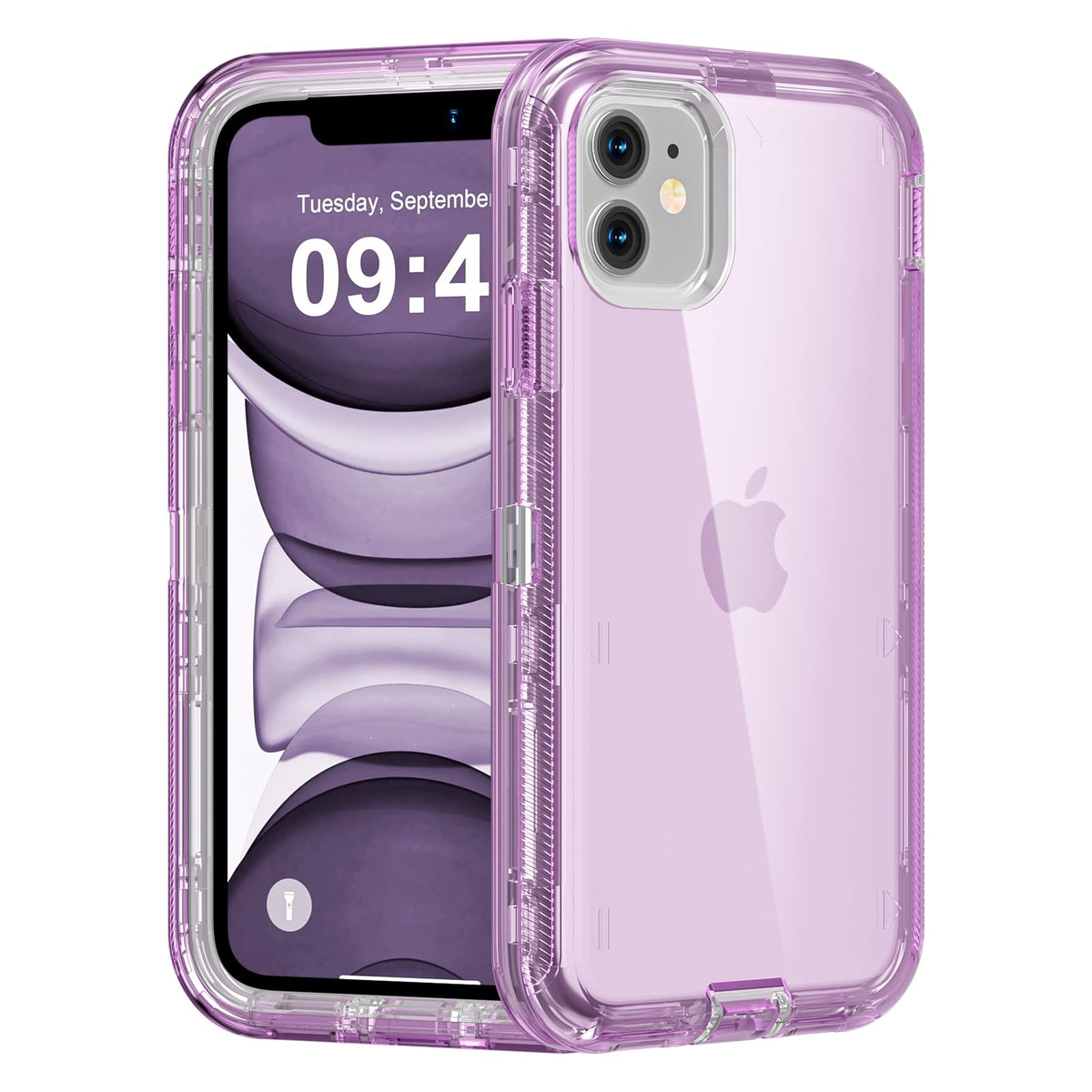 Follaroma for iPhone 16 Plus Case, Shockproof, Crystal Clear