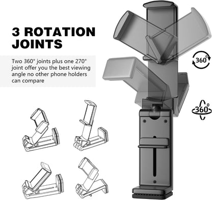 Perilogics Universal Airplane Phone Holder Mount, Plane Travel Essentials