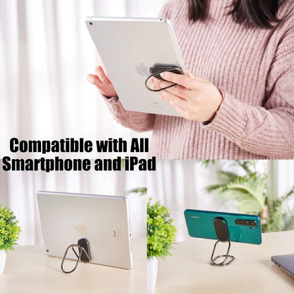 Foldable Phone Ring Holder, 360° Rotating Metal Grip Kickstand