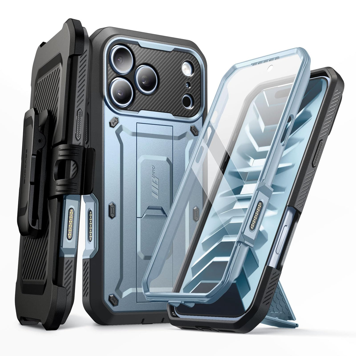SUPCASE for iPhone 18 Pro Case / 17 Pro Case with Belt Clip, Burgundy