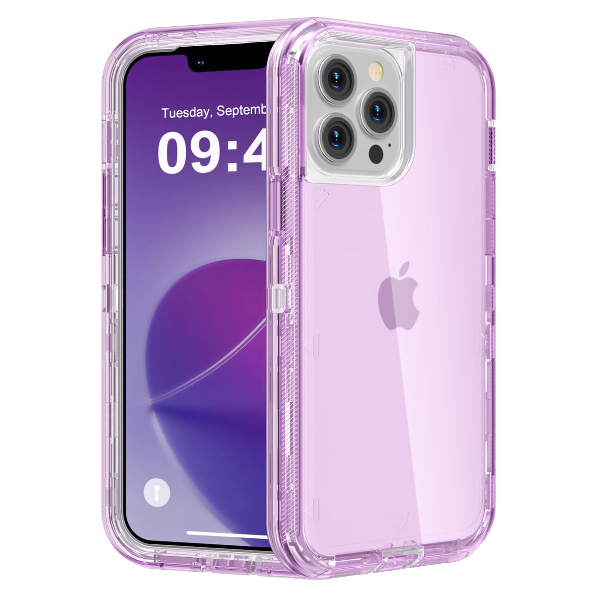 Follaroma for iPhone 16 Plus Case, Shockproof, Crystal Clear