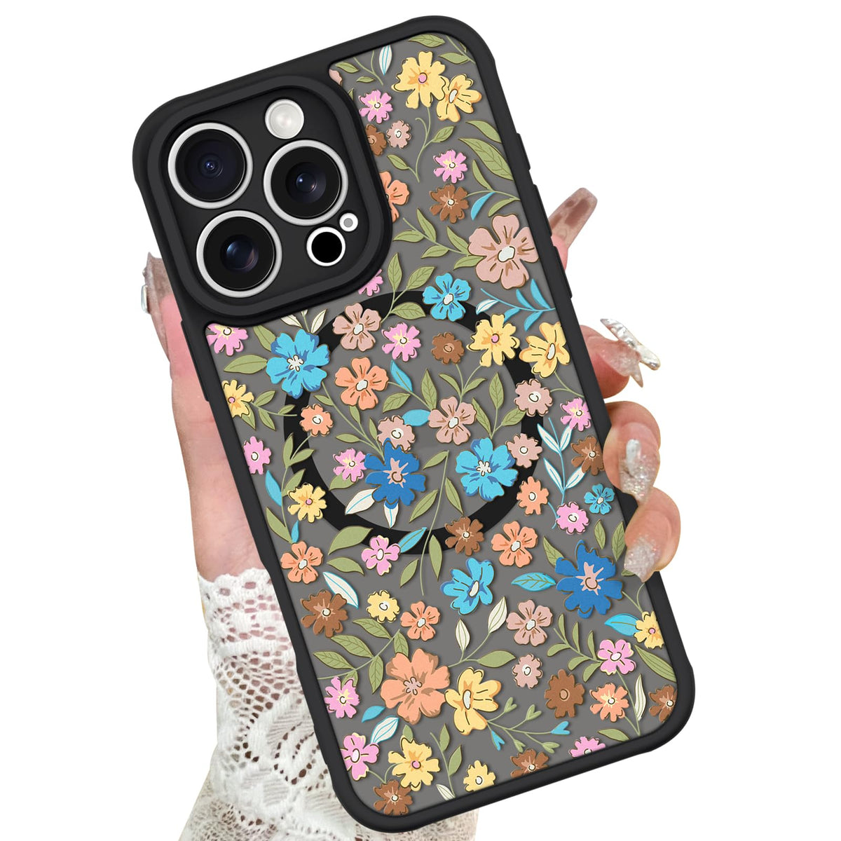 KANGHAR Case for iPhone 16 Phone Case Leopard Printed Pattern