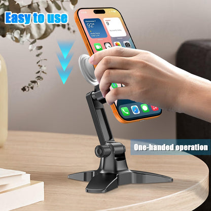 Desk Phone Stand for Popsocket, Adjustable Desk Phone Holder Compatible with Popsocket Mount, Heavy Duty Grip/Socket Phone Stand for Desk for Home/Office, Suitable for all mobile phones with Popsocket