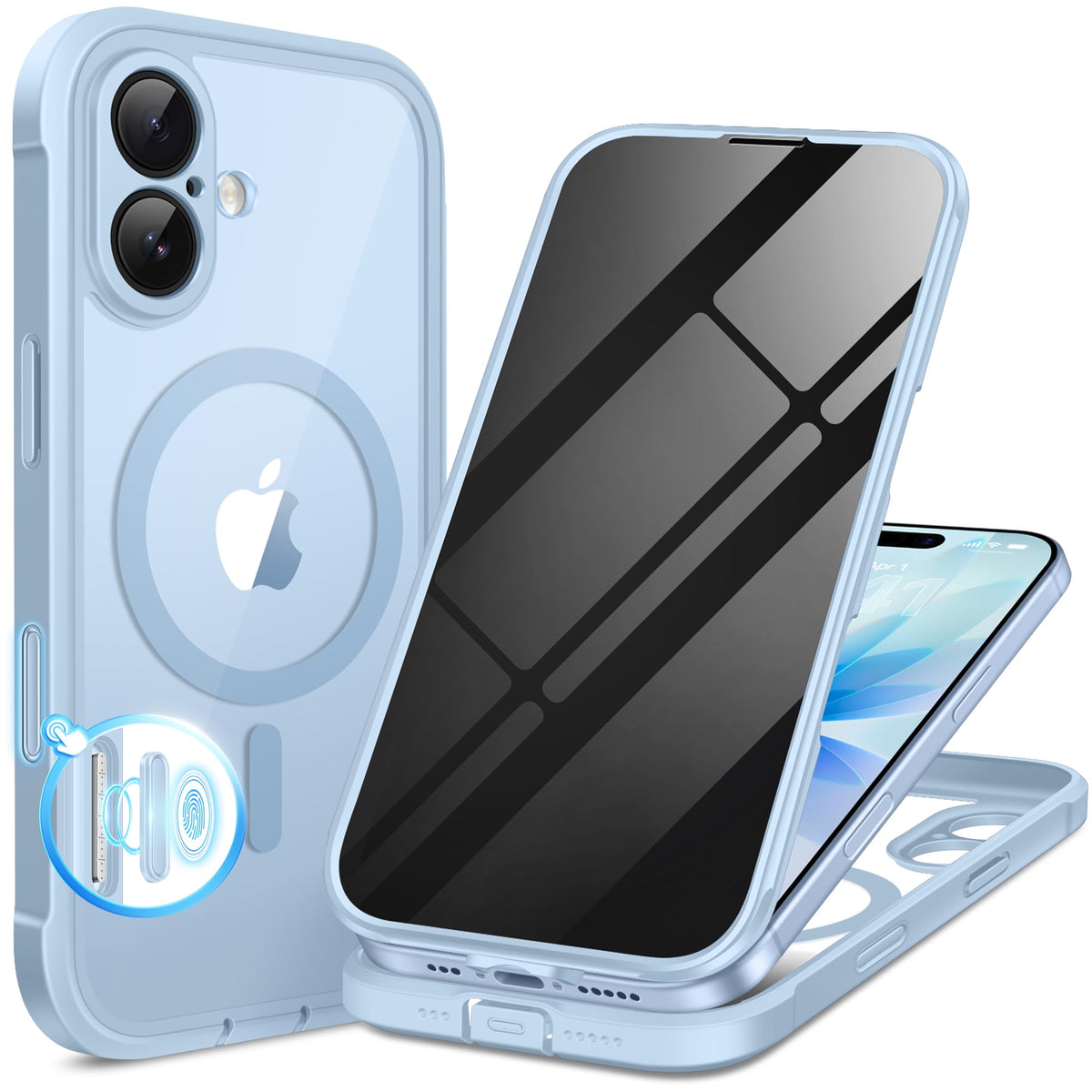 BERFY for iPhone 18 Pro Max Case/iPhone 17 Pro Max Case, Fit for Magsafe